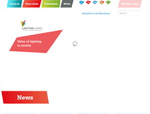 Tablet Screenshot of lightingeurope.org